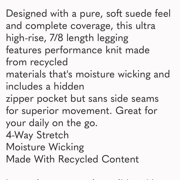 Vuori Women’s Clean Elevation Dreamknit Leggings In Hazelnut Heather Size M - Picture 13 of 13